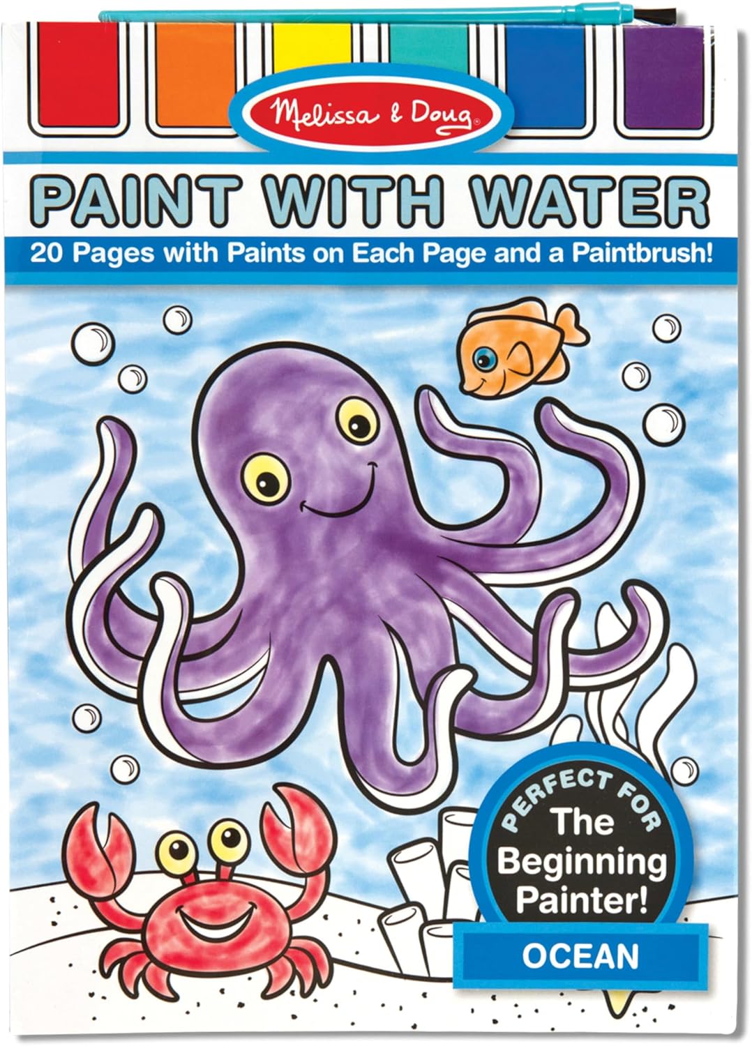 Melissa and Doug Paint with Water - Ocean - Premium for Kids in Qatar | Toysaro.com
