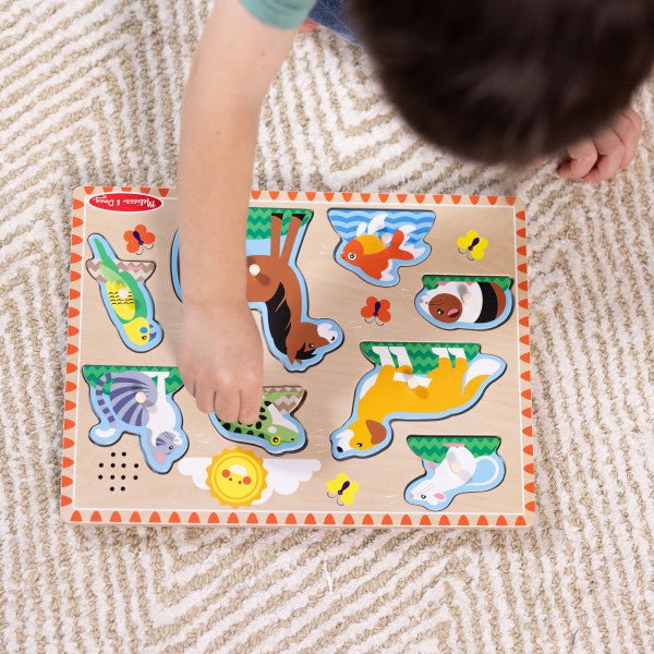 Melissa and Doug Pets Sound Puzzle - Premium for Kids in Qatar | Toysaro.com