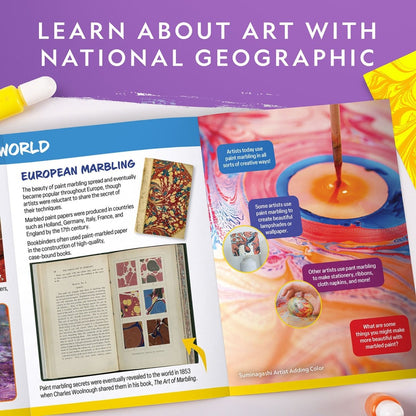 NG PAINT MARBLING CRAFT KIT - Premium for Kids in Qatar | Toysaro.com