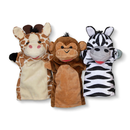 Melissa and Doug Safari Puppet Set (6 Pc) - Premium for Kids in Qatar | Toysaro.com