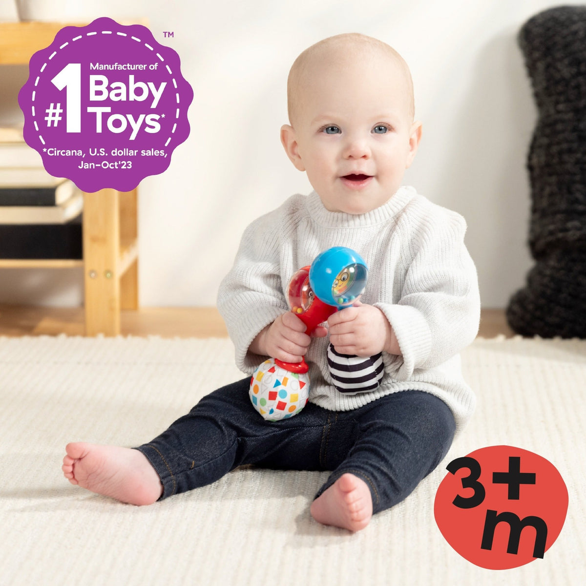 Baby Einstein™ Shake & Groove™ Toy Maracas - Premium for Kids in Qatar | Toysaro.com
