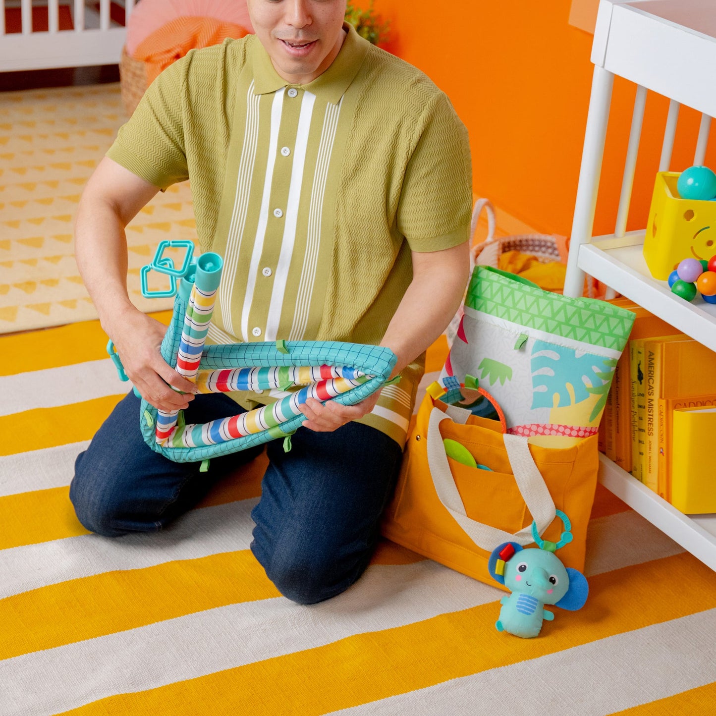 Bright Starts™ Wild Wiggles™ FoldAway Activity Gym™ - Premium for Kids in Qatar | Toysaro.com