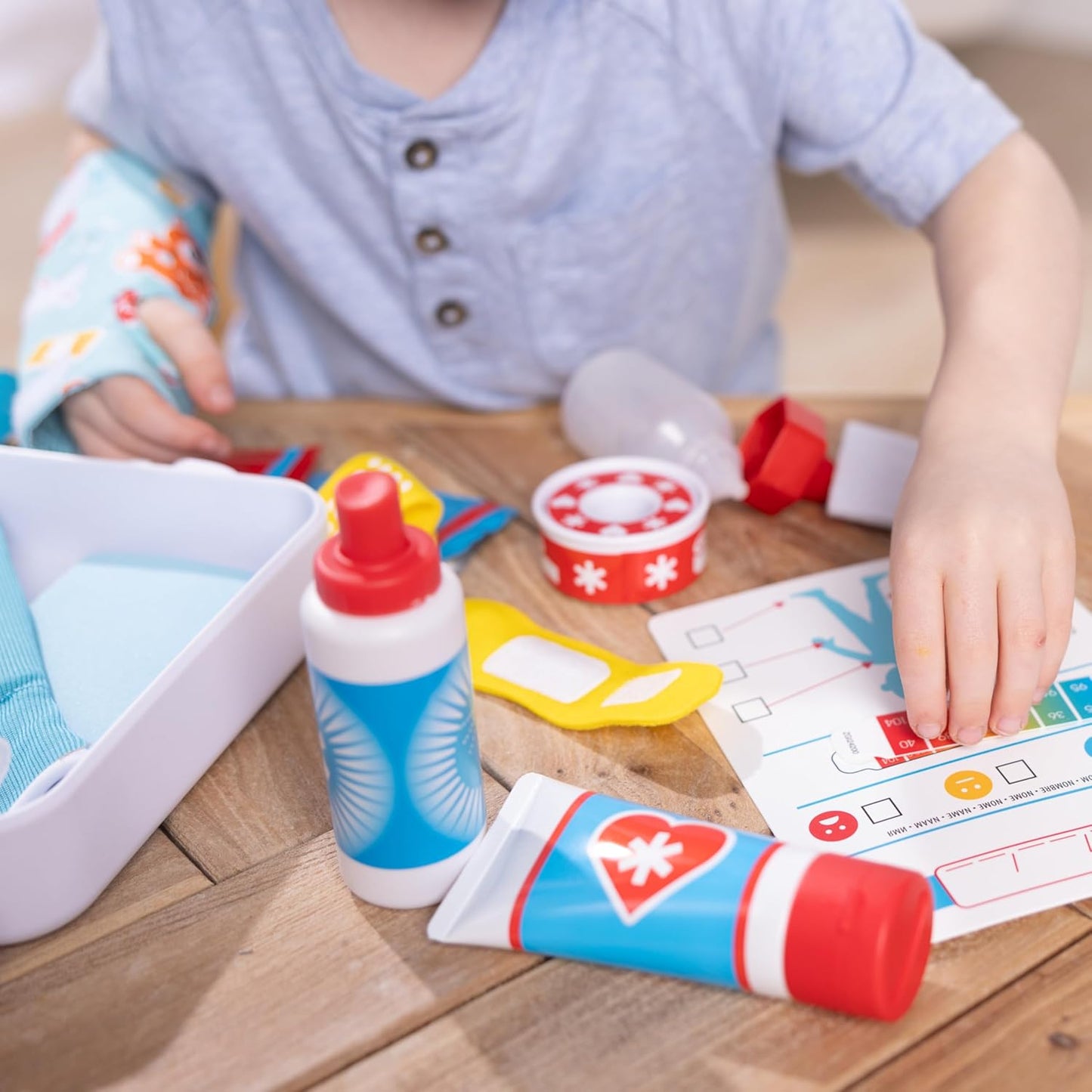 Melissa and Doug Get Well First Aid Kit Play Set - Premium for Kids in Qatar | Toysaro.com