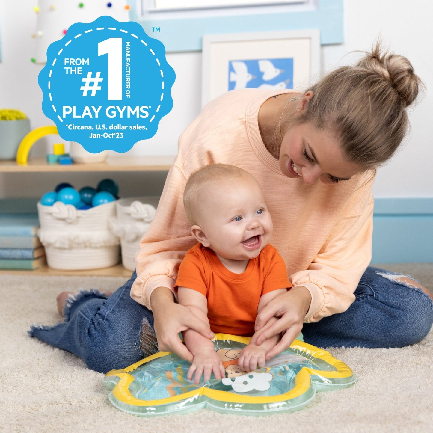 Bright Starts™ Winnie the Pooh Once Upon A Splash™ Water Mat - Premium for Kids in Qatar | Toysaro.com