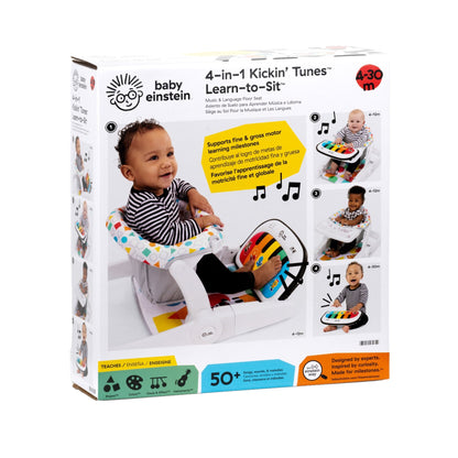 Baby Einstein™ Tappin' Tunes™ Learn - to - Sit™ 4 - in - 1 Sit - Up Floor Seat - Premium for Kids in Qatar | Toysaro.com