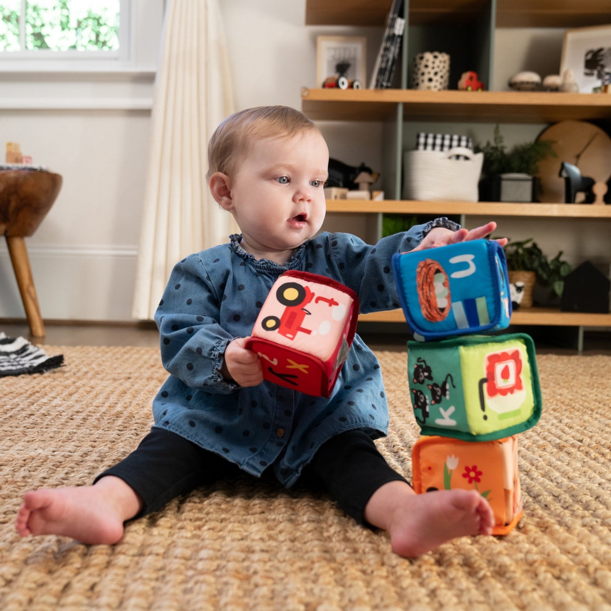 Baby Einstein™ Alpha Stacks™ Soft Blocks - Premium for Kids in Qatar | Toysaro.com