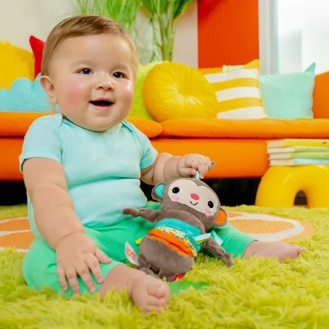 Bright Starts™Pull Down Musical Monkey Peg Toy - Premium for Kids in Qatar | Toysaro.com