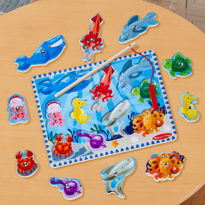 Melissa and Doug Fishing Magnetic Puzzle Game - Premium for Kids in Qatar | Toysaro.com