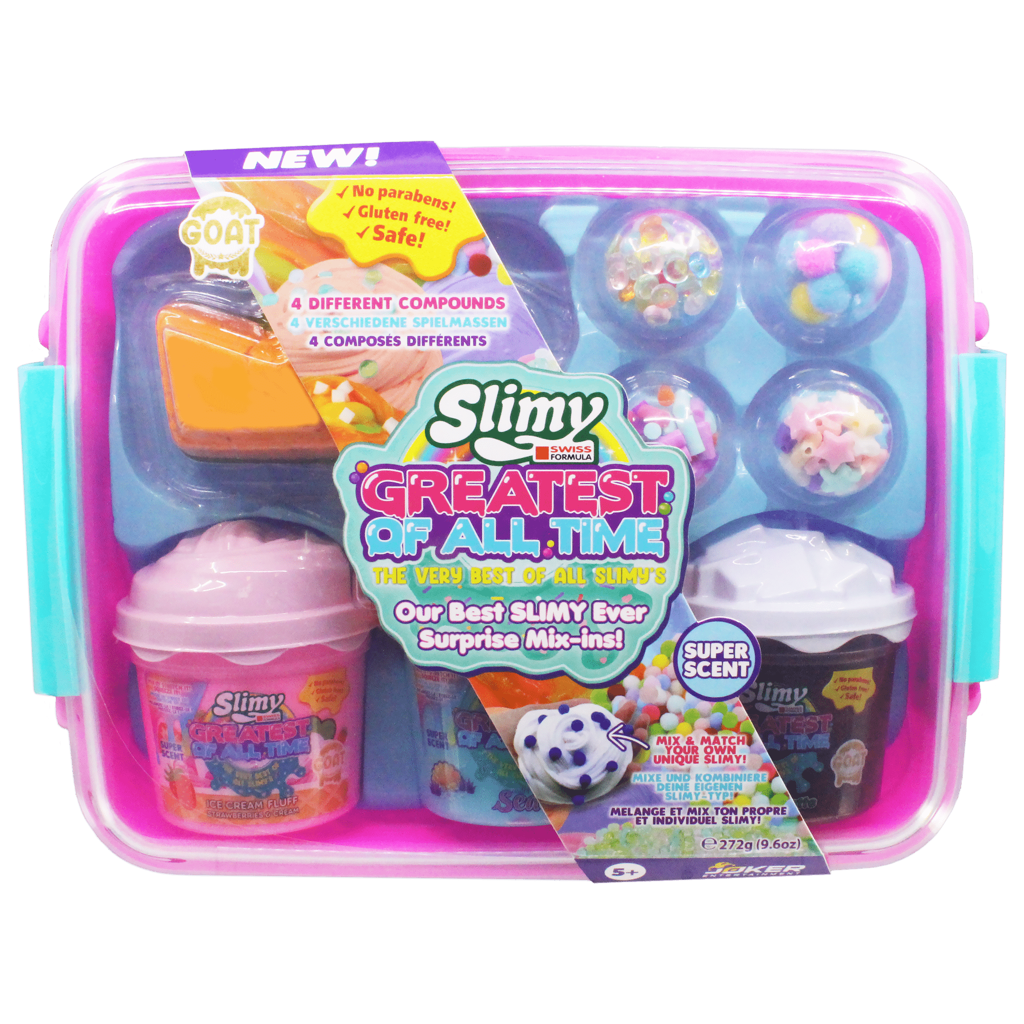 SLIMY GOAT MEDIUM GIFT SET with MIX - INS (2 styles) - Premium for Kids in Qatar | Toysaro.com