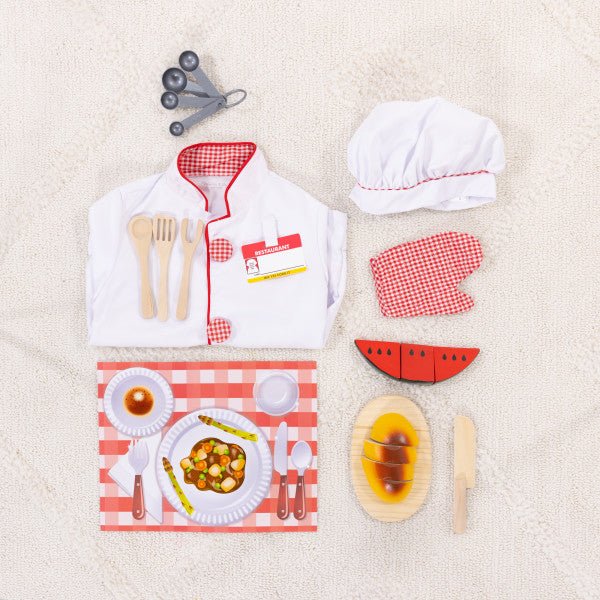 Melissa and Doug Chef Role Play Costume Set - Premium for Kids in Qatar | Toysaro.com