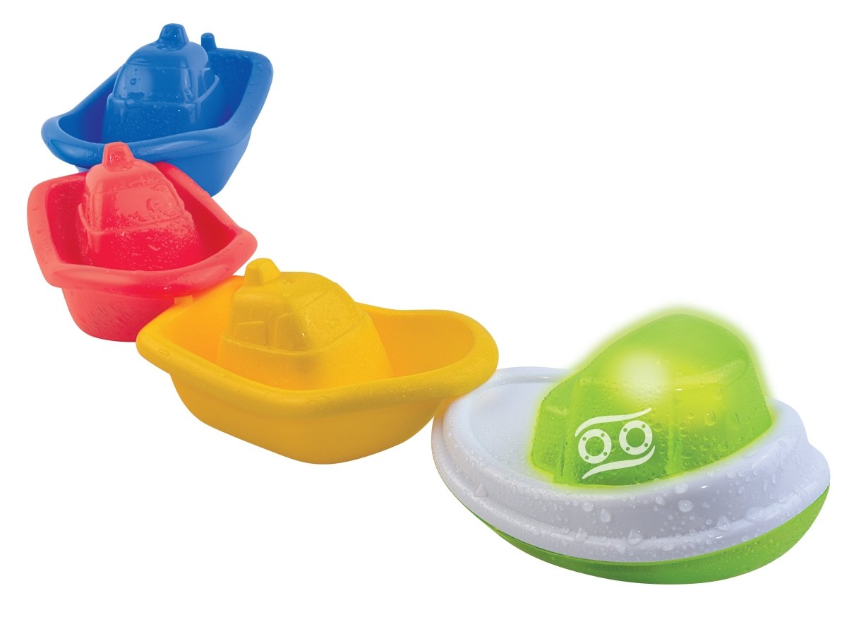 BATH STACKING BOAT WITH LIGHT - Premium for Kids in Qatar | Toysaro.com