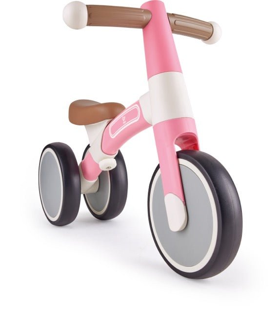 Hape Toddler Ride On Balance Bike| Adjustable and Lightweight No - Pedal Training Bike | with Silent Non - Marking Wheels | Light Pink, for Toddlers 12 Months+ - Premium for Kids in Qatar | Toysaro.com