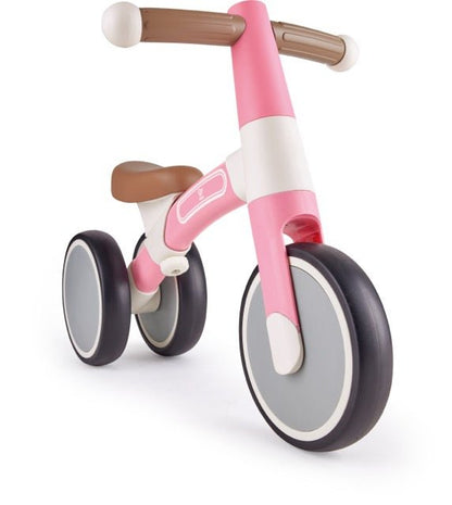 Hape Toddler Ride On Balance Bike| Adjustable and Lightweight No - Pedal Training Bike | with Silent Non - Marking Wheels | Light Pink, for Toddlers 12 Months+ - Premium for Kids in Qatar | Toysaro.com