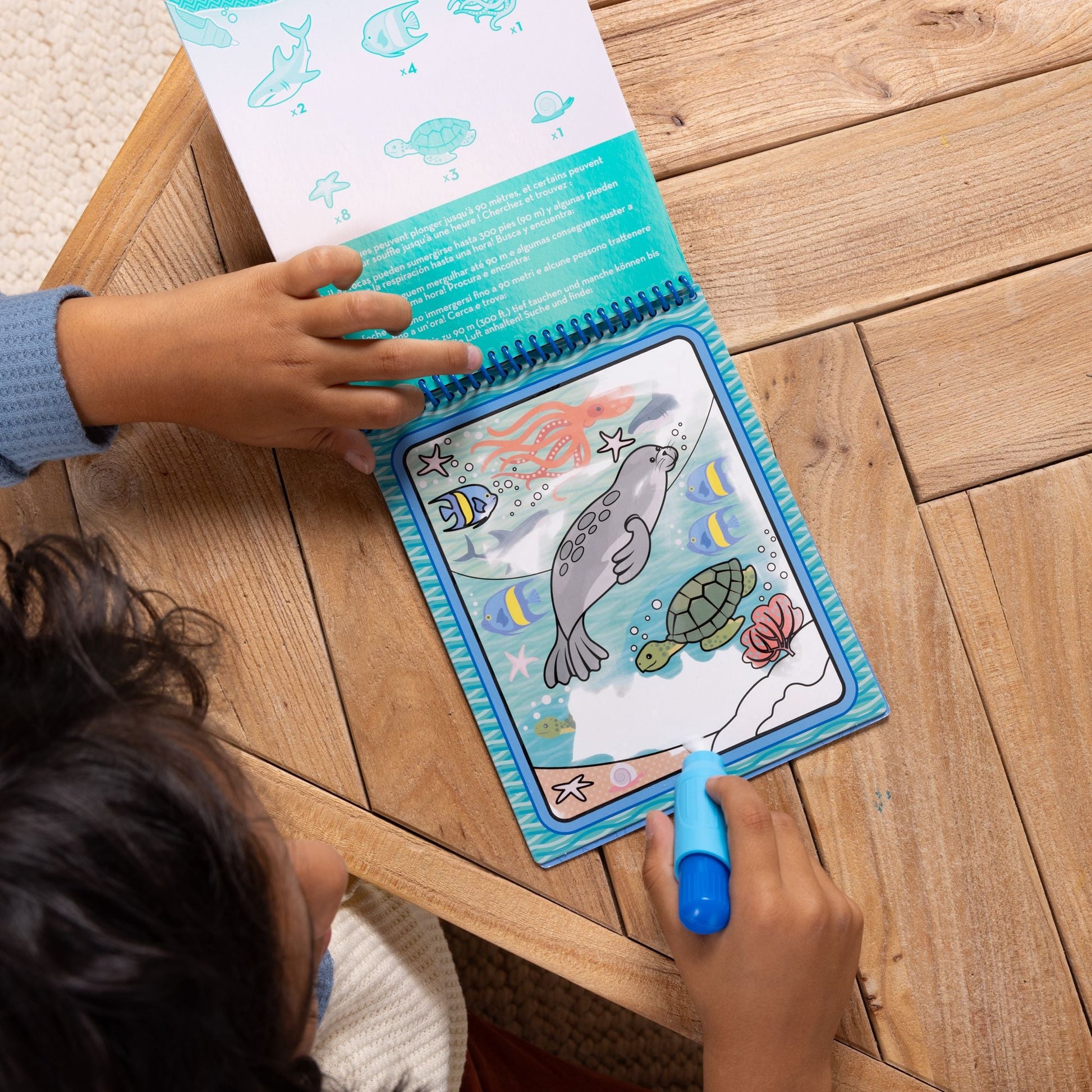 Melissa and Doug Water Wow - Under The Sea Water Reveal Pad - Premium for Kids in Qatar | Toysaro.com