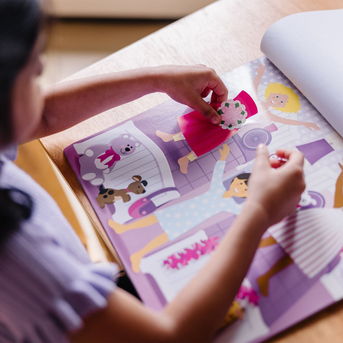 Melissa and Doug Reusable Sticker Pad - Dress Up - Premium for Kids in Qatar | Toysaro.com