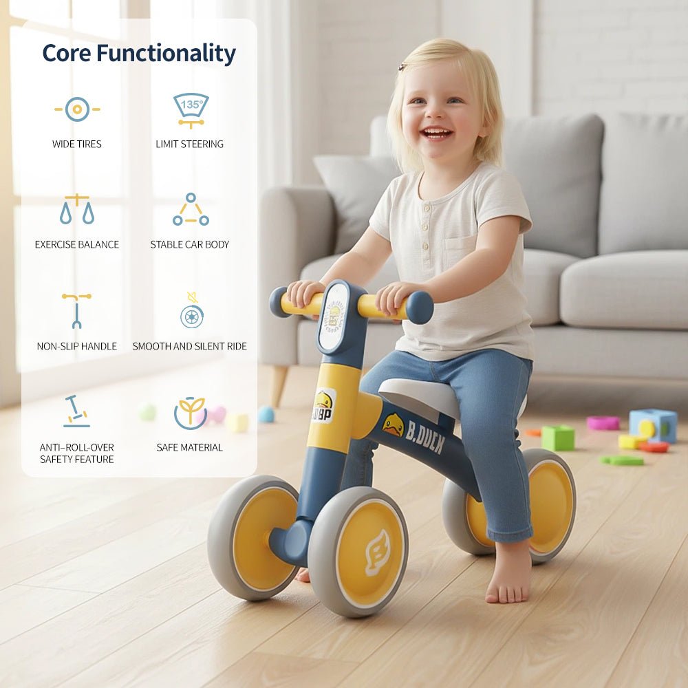B.DUCK 6'' Balance Bike, 1003W, Blue - Premium for Kids in Qatar | Toysaro.com