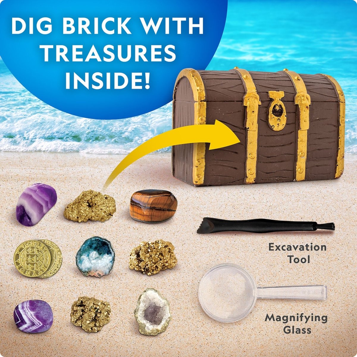 NG PIRATE TREASURE DIG KIT - Premium for Kids in Qatar | Toysaro.com