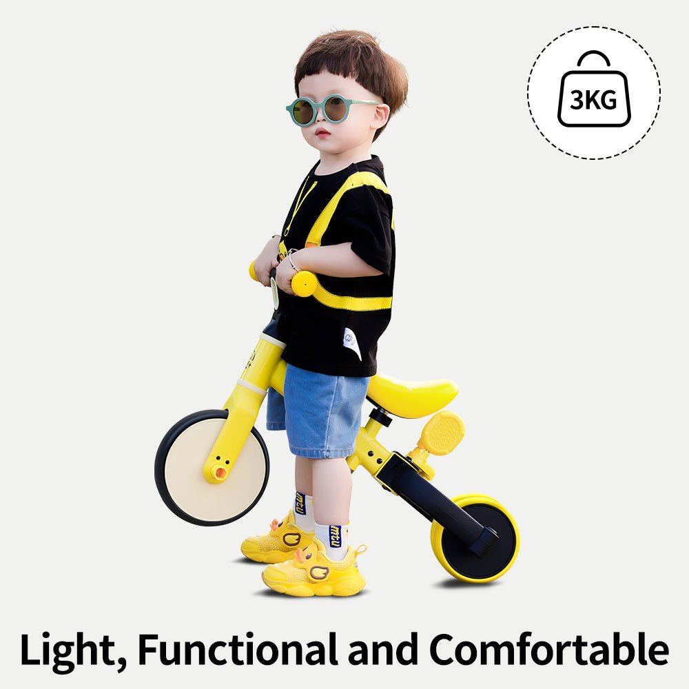 Tricycle and Balance Bike, 1033, Yellow - Premium for Kids in Qatar | Toysaro.com