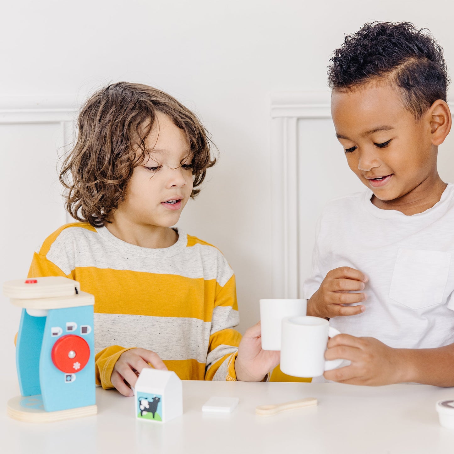 Melissa and Doug Wooden Brew & Serve Coffee Set - Premium for Kids in Qatar | Toysaro.com