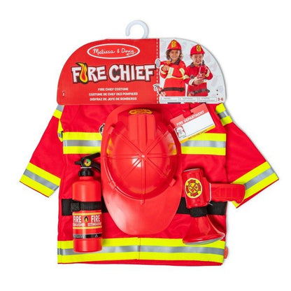 Melissa and Doug Fire Chief Role Play Costume Set - Premium for Kids in Qatar | Toysaro.com
