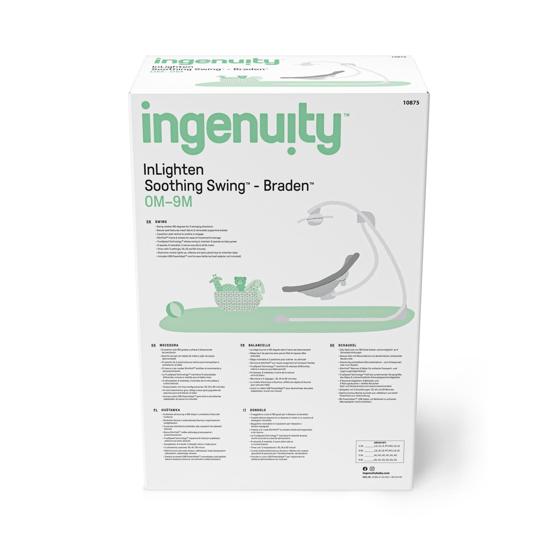 INGENUITY INLIGHTEN SWING: BRADEN - Premium for Kids in Qatar | Toysaro.com