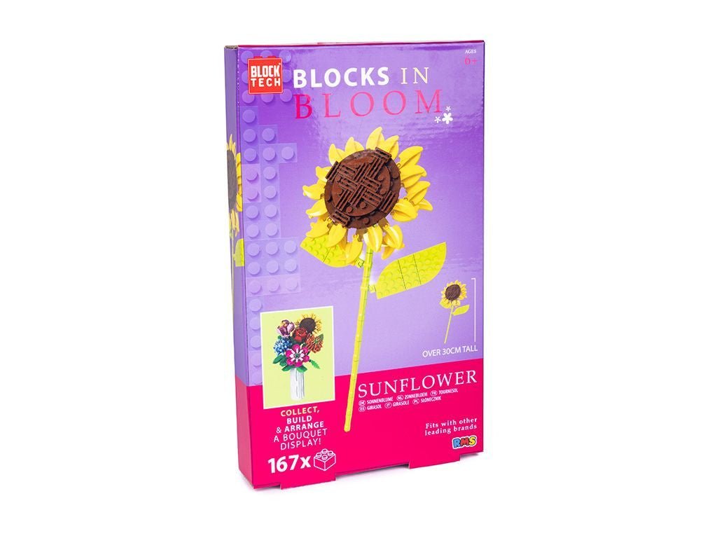 RMS UK BLOCKS IN BLOOM SUNFLOWER - Premium for Kids in Qatar | Toysaro.com