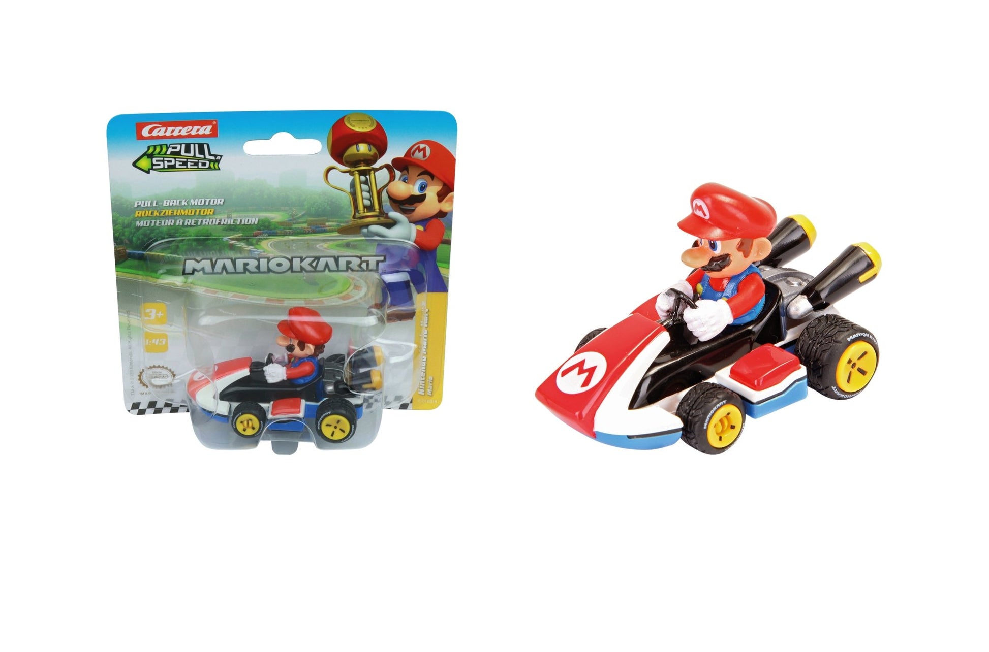 PULL N SPEED MARIO KART 8 - MARIO BLISTER - Premium for Kids in Qatar | Toysaro.com