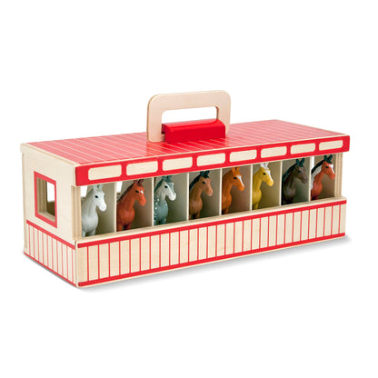 Melissa and Doug Take - Along Show - Horse Stable - Premium for Kids in Qatar | Toysaro.com