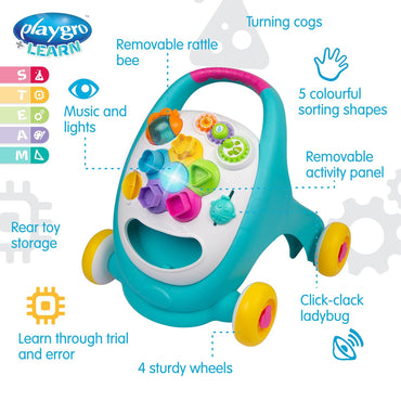 playgro Sensory Explorer Music and Lights Activity Walker - Premium for Kids in Qatar | Toysaro.com