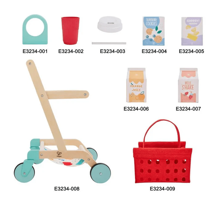 Little Shopper's Cart Basket - Premium for Kids in Qatar | Toysaro.com