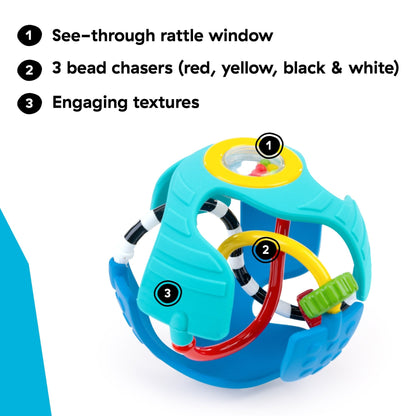 Baby Einstein™ Rattle & Sense™ Sensory Ball - Premium for Kids in Qatar | Toysaro.com
