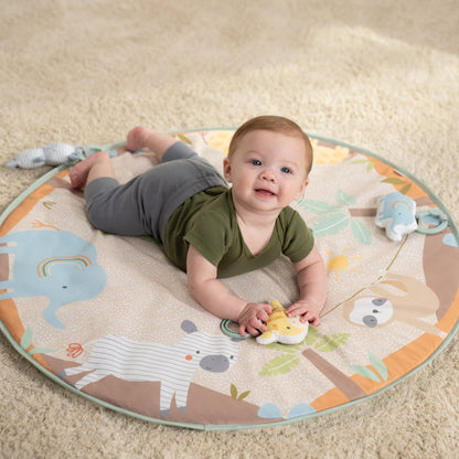 Ingenuity™ Wonder & Wood™ Wooden Toy Arch & Play Mat - Premium for Kids in Qatar | Toysaro.com