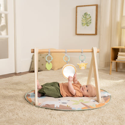 Ingenuity™ Wonder & Wood™ Wooden Toy Arch & Play Mat - Premium for Kids in Qatar | Toysaro.com
