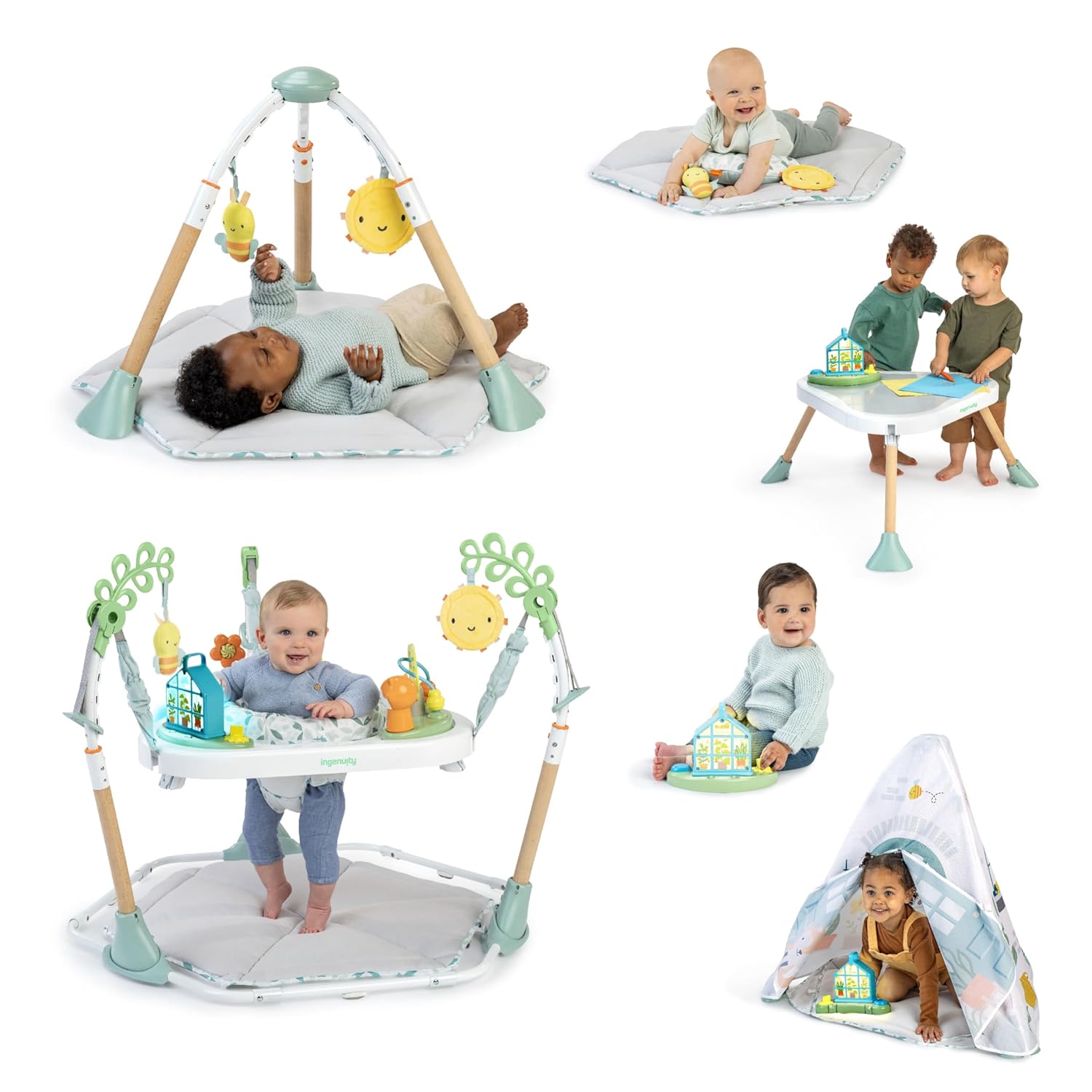 Ingenuity™ Tummy to Toes™ 6 - in - 1 Milestones Center - Premium for Kids in Qatar | Toysaro.com