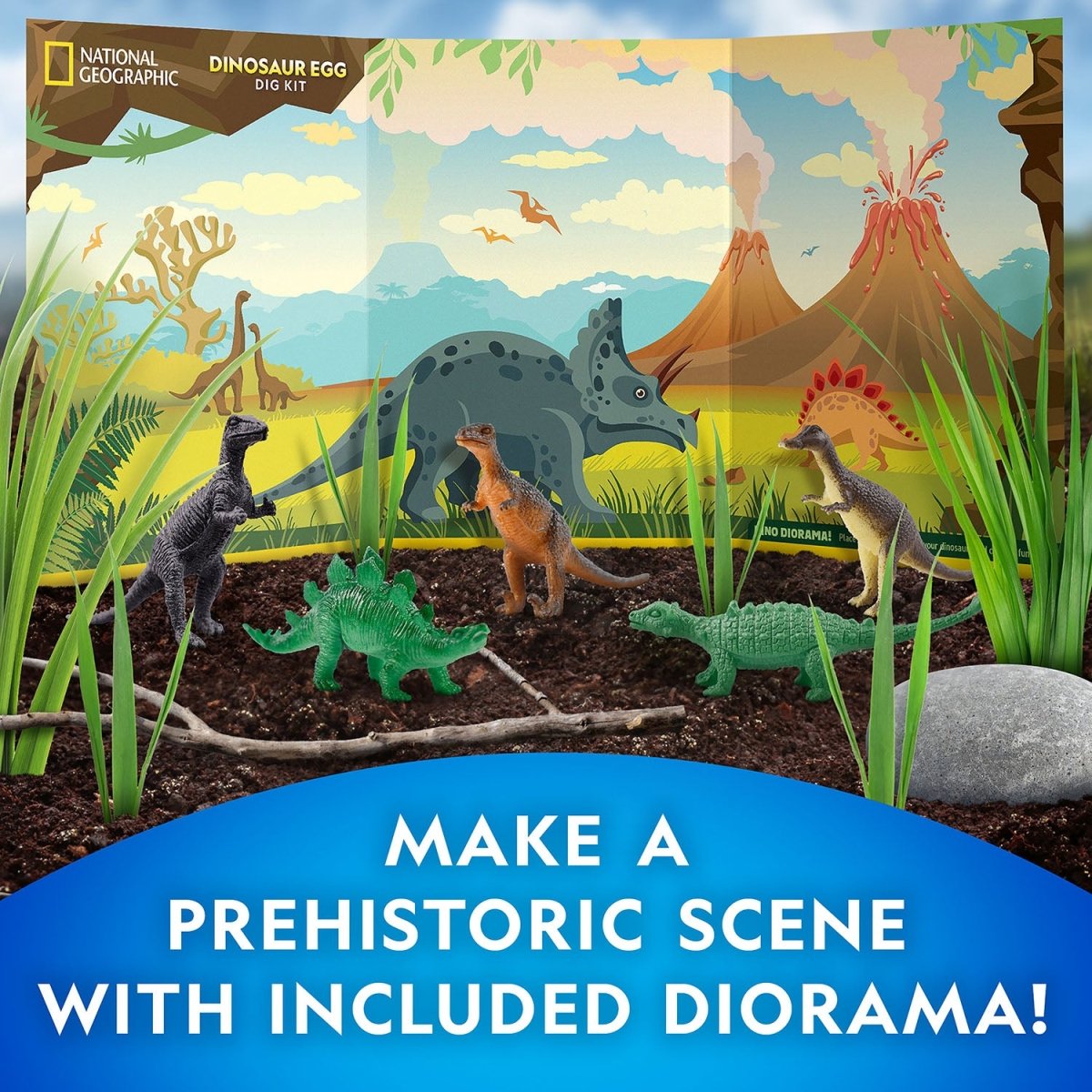 NG DINOSAUR EGG DIG KIT - 12 PCS - Premium for Kids in Qatar | Toysaro.com