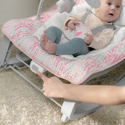Ingenuity™ Keep Cozy™ 3 - in - 1 Grow with Me™ Bounce & Rock Seat - Lily™ - Premium for Kids in Qatar | Toysaro.com