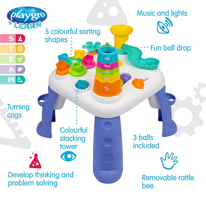 playgro Sensory Explorer Music & Lights Activity Table - Premium for Kids in Qatar | Toysaro.com
