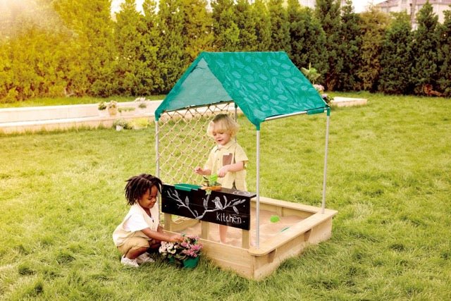 HAPE Sandbox Cabana Kit – 4 - in - 1 Outdoor Playset - Premium for Kids in Qatar | Toysaro.com