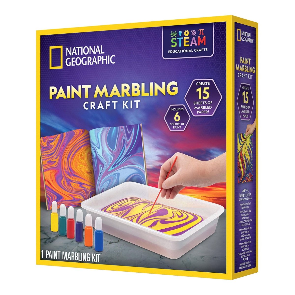 NG PAINT MARBLING CRAFT KIT - Premium for Kids in Qatar | Toysaro.com