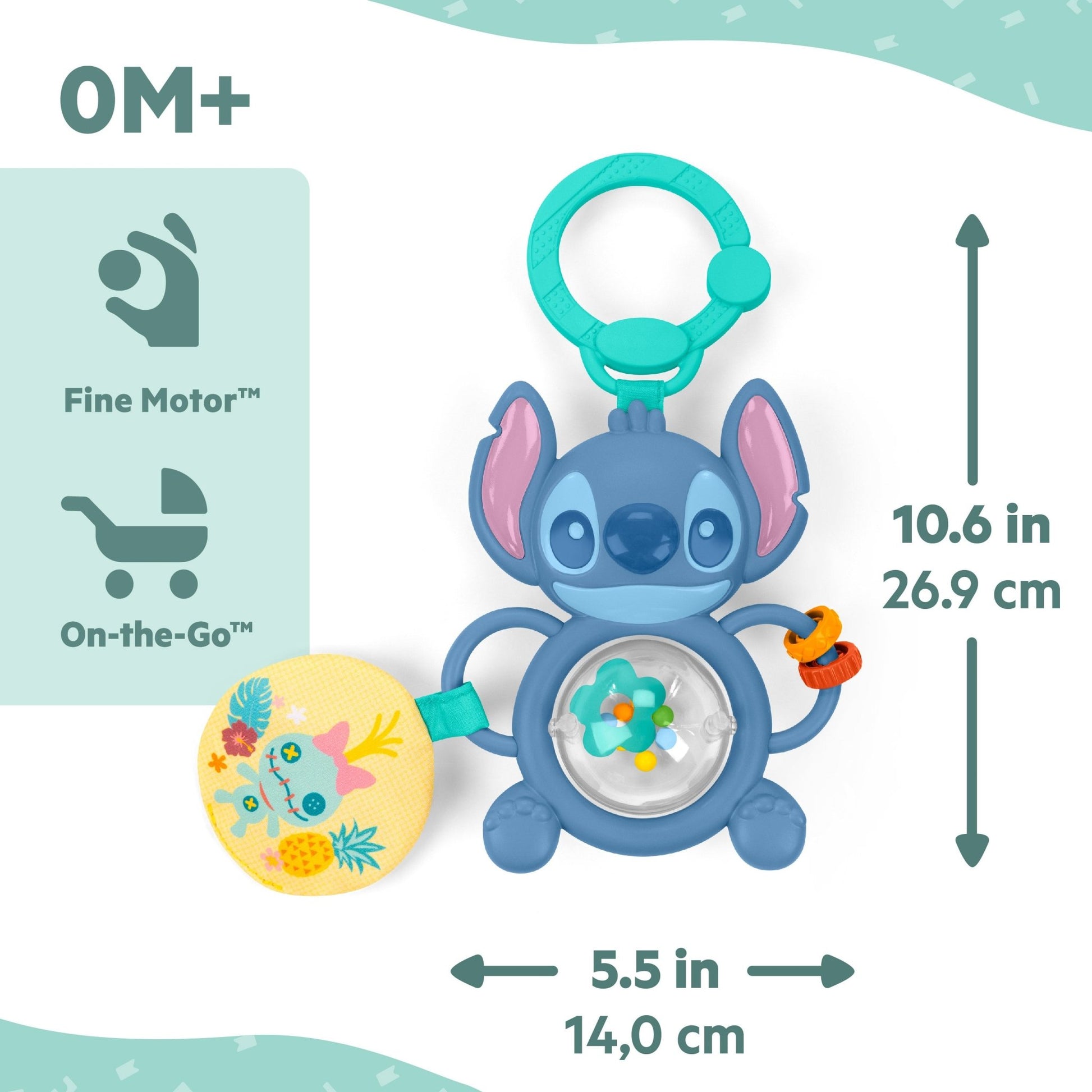 Bright Starts Stitch Tummy Tumble™ Activity Toy - Premium for Kids in Qatar | Toysaro.com