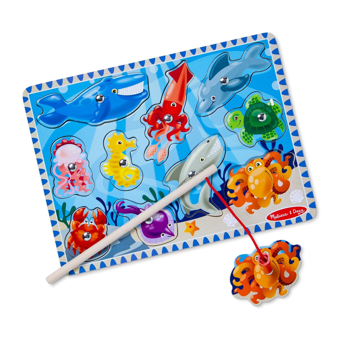 Melissa and Doug Fishing Magnetic Puzzle Game - Premium for Kids in Qatar | Toysaro.com