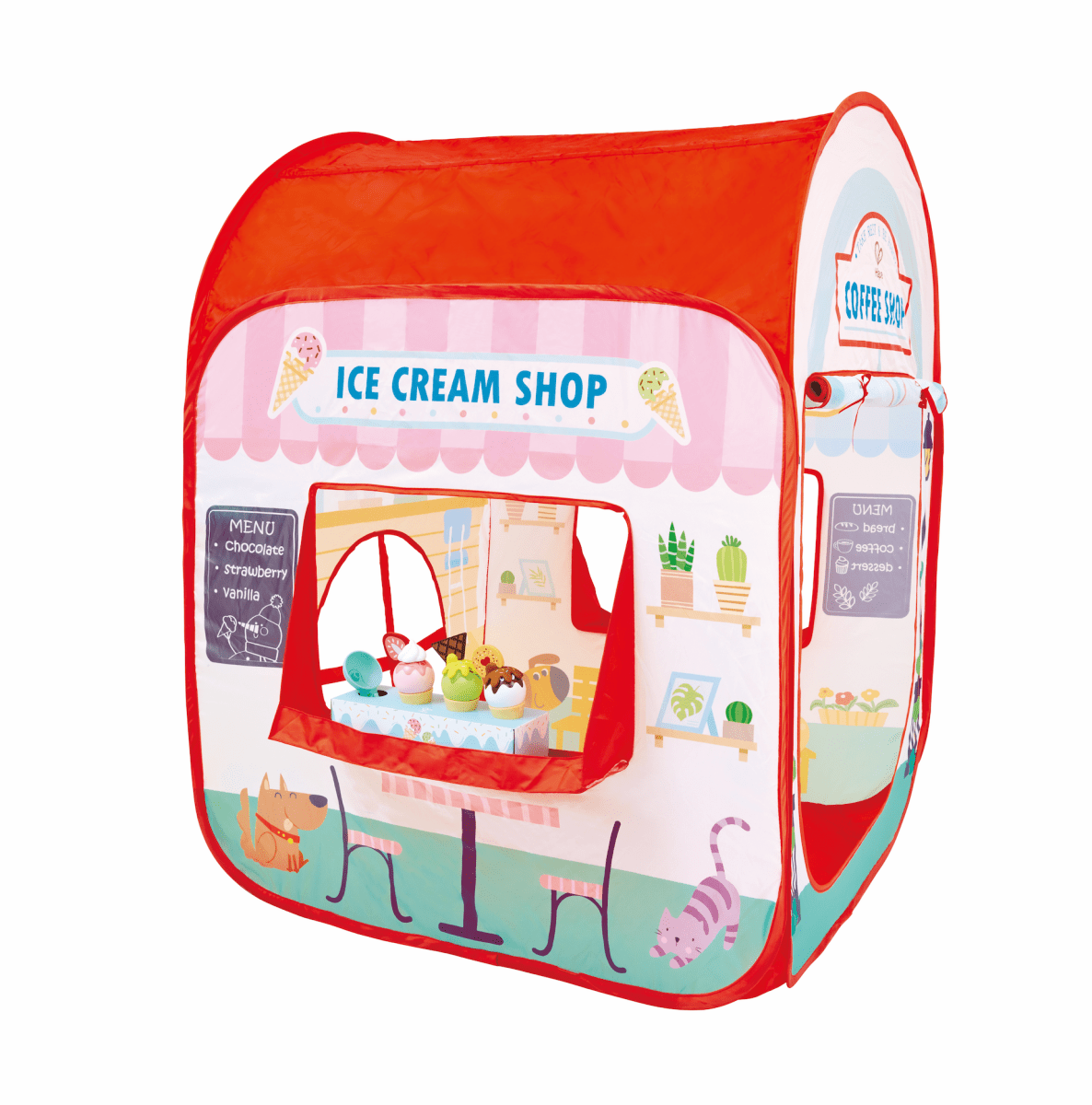 Ice Cream & Burgers Play Tent - Premium for Kids in Qatar | Toysaro.com
