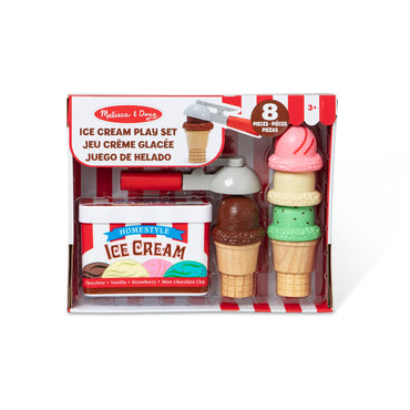 Melissa and Doug Scoop & Stack Ice Cream Cone Playset - Premium for Kids in Qatar | Toysaro.com