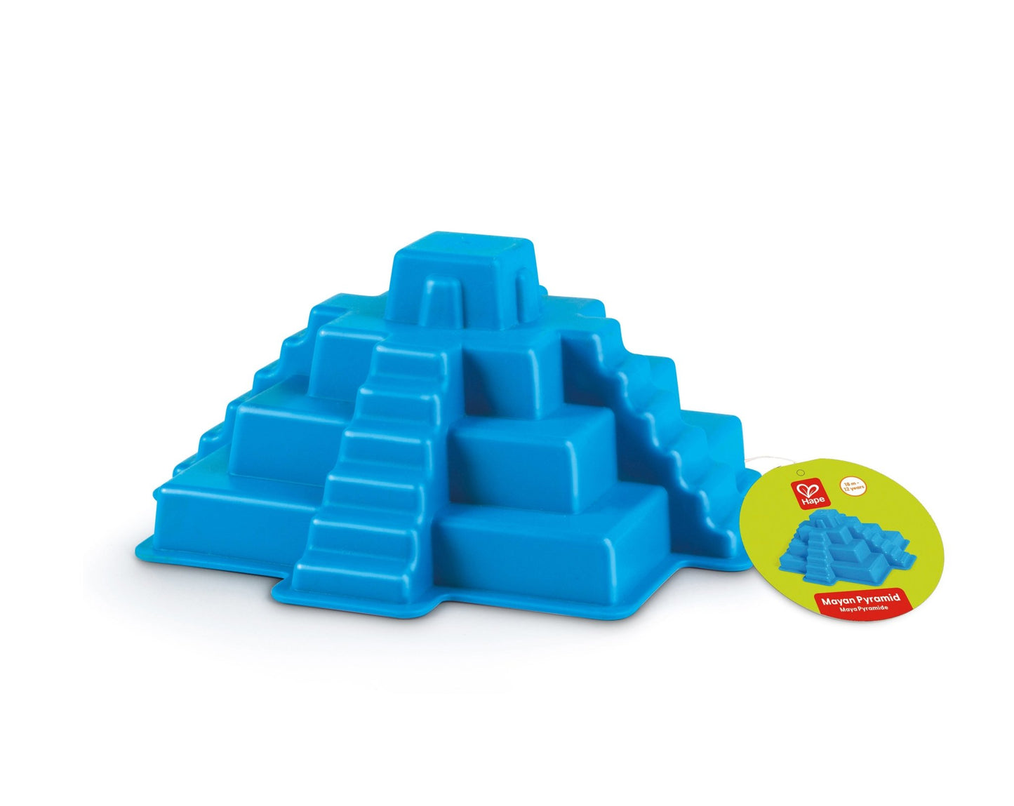 Hape - Mayan Pyramid Sand & Beach Toy - Blue - Premium for Kids in Qatar | Toysaro.com