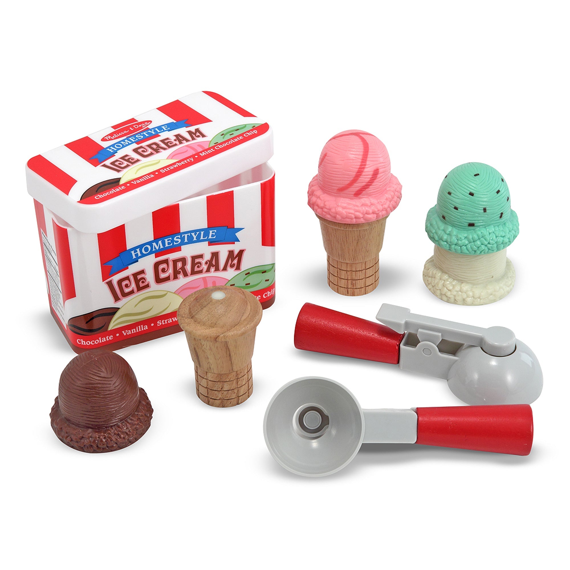 Melissa and Doug Scoop & Stack Ice Cream Cone Playset - Premium for Kids in Qatar | Toysaro.com