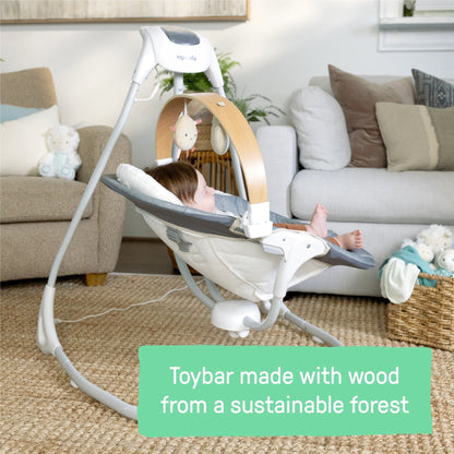 Ingenuity™SimpleComfort™ Compact Soothing Swing - Parker™ - Premium for Kids in Qatar | Toysaro.com