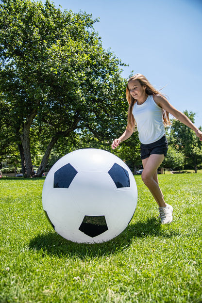 Hape 30" Jumbo & High Bounce Soccer Football w/ Air Pump - Premium for Kids in Qatar | Toysaro.com