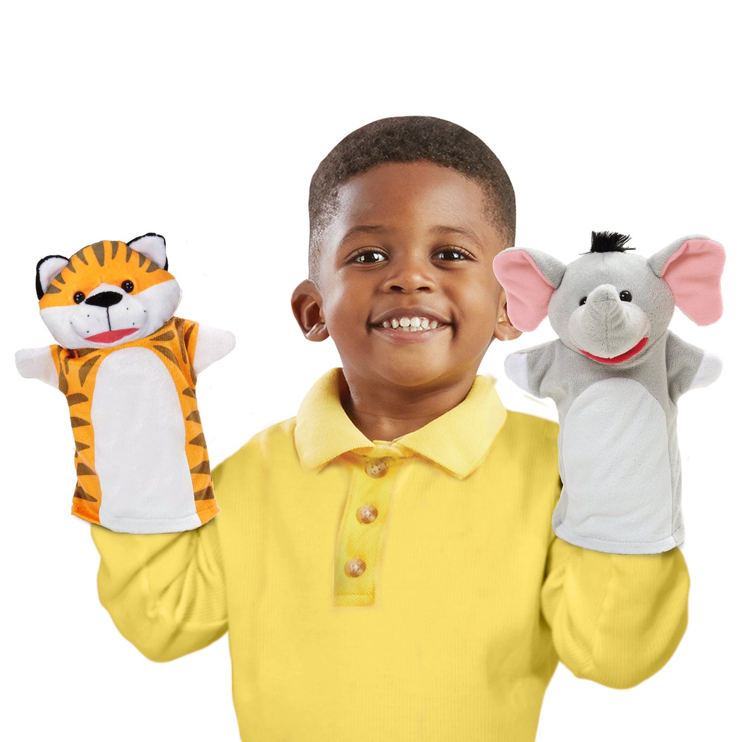 Melissa and Doug Safari Puppet Set (6 Pc) - Premium for Kids in Qatar | Toysaro.com