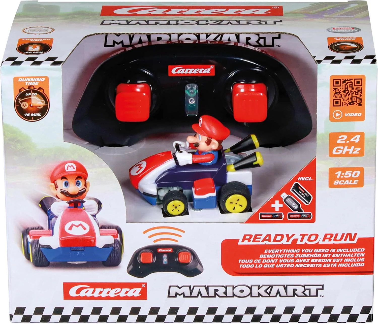 CARRERA MARIO KART MINI RC MARIO - Premium for Kids in Qatar | Toysaro.com