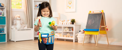 Melissa and Doug Deluxe Tool Belt Set - Premium for Kids in Qatar | Toysaro.com